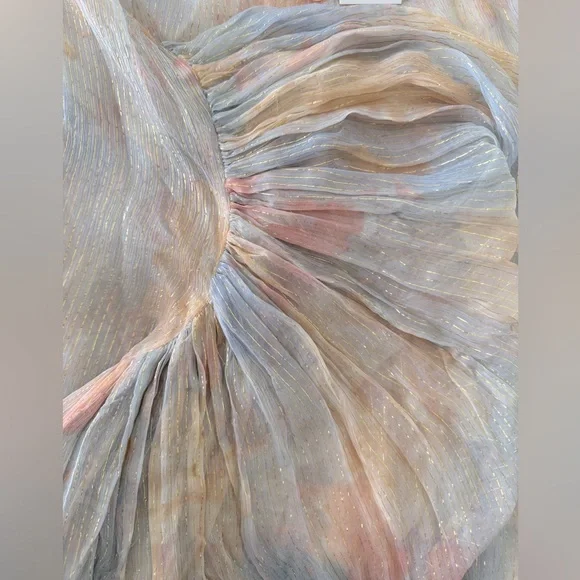 MES DEMOISELLES RUFFLED PRINTED BLOUSE IN MULTICOLOR - Picture 7 of 7